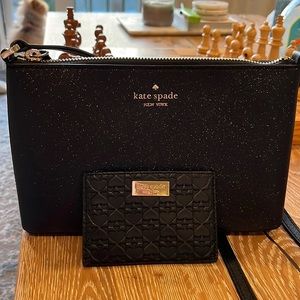 Kate Spade Glittery Black Crossbody